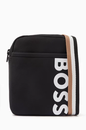 Logo Crossbody Bag in Polyester