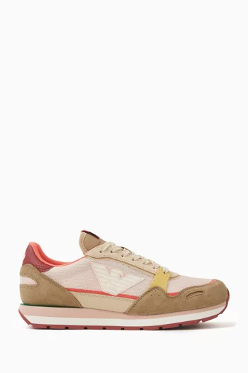 Ally Sneakers in Mixed Suede