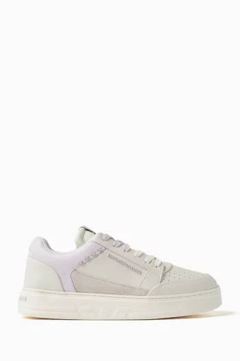 Logo Low-top Sneakers in Leather