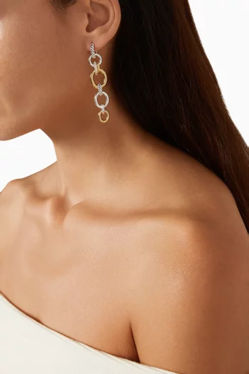DY Mercer™ Linked Drop Earrings in Sterling Silver