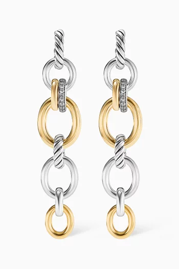 DY Mercer™ Linked Drop Earrings in Sterling Silver