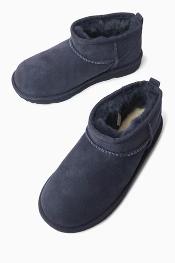 Classic Ultra Mini Boots in Suede