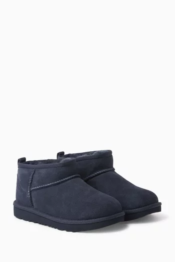 Classic Ultra Mini Boots in Suede