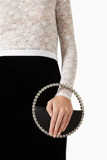 Small Eternity Clutch in Satin