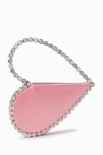 Small Love Clutch in Satin