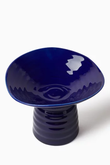 Mykonos Dessert Holder in Porcelain