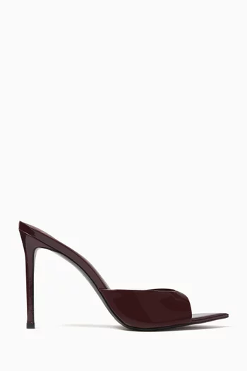 Brea 100 Mule Sandals in Patent Leather