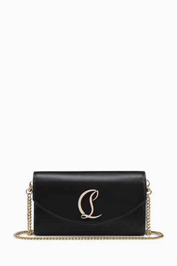 Loubi54 Wallet on Chain in Calf Leather