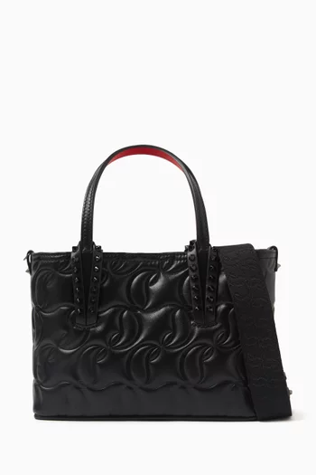 Small Cabata Tote Bag in Embossed CL Nappa Leather