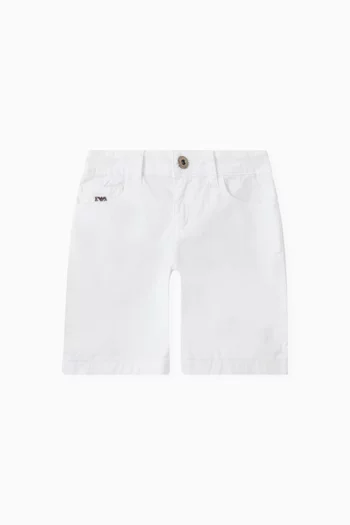 Shorts in Stretch Cotton