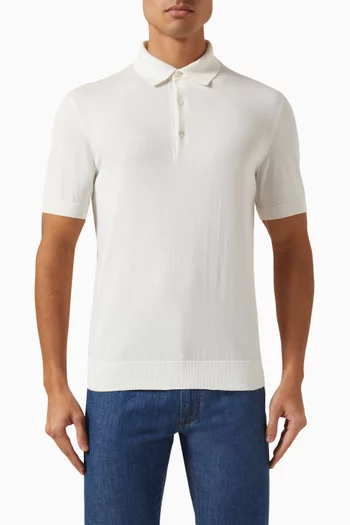 Polo Shirt in Premium Cotton-knit
