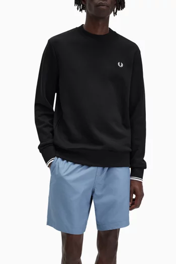 Crewneck Sweatshirt in Cotton