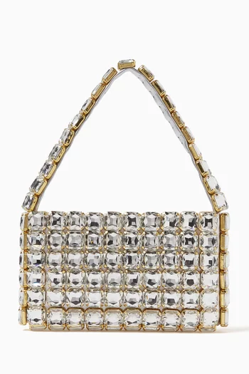 Sonnette Baguette Bag in Crystal Beads