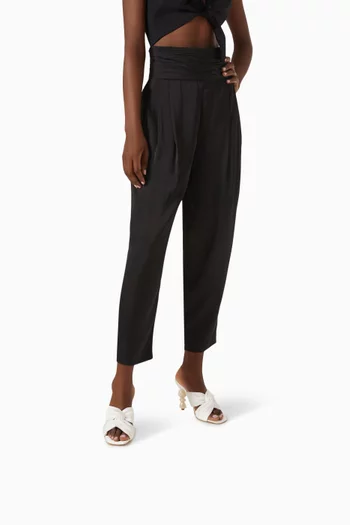 حذاء مفتوح كاميليا بكعب 100 مم ستان