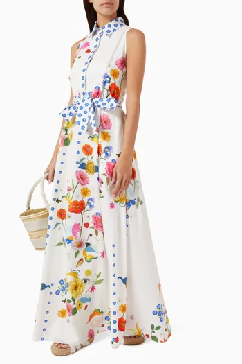 Paloma Maxi Dress in Cotton