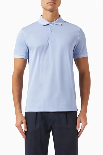Polo Shirt in Cotton-piqué