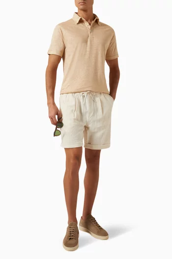 تي شيرت بولو كتان