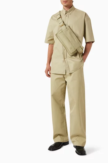 Tailored Chinos in Cotton Twill