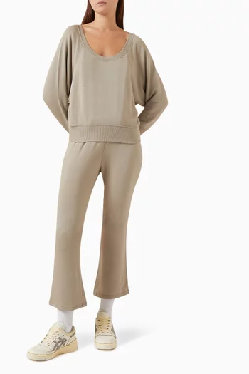 Brooks Fleece Cropped Flare