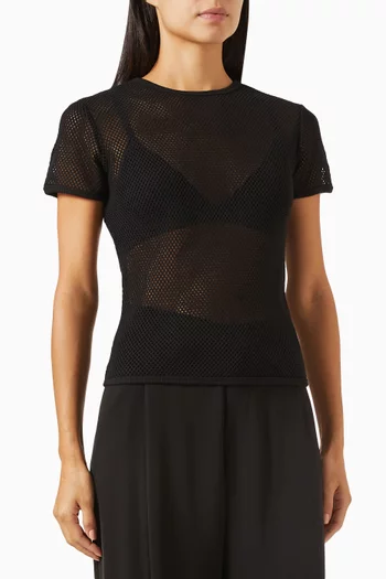 Short Sleeve T-shirt in Mesh