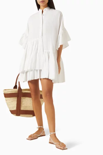 Tilda Mini Dress in Linen