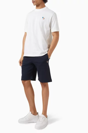 Zebra Logo Shorts in Organic Cotton