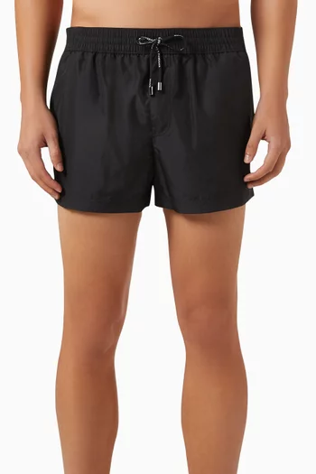 Logo Plaque Swim Shorts in Nylon