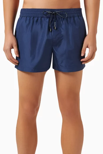 Logo Plaque Swim Shorts in Nylon