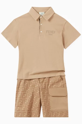 Bermuda Shorts in Gabardine