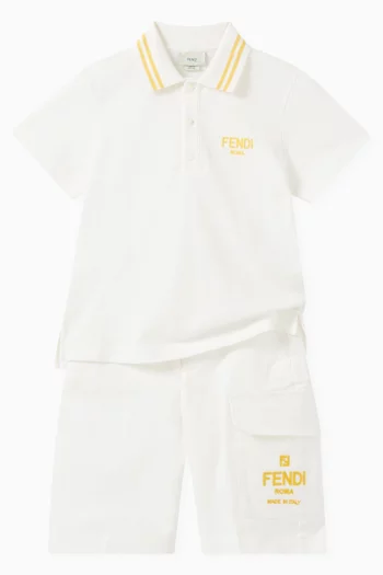 Logo Bermuda Shorts in Cotton