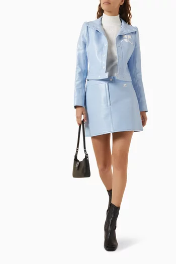 Reedition Mini Skirt in Vinyl