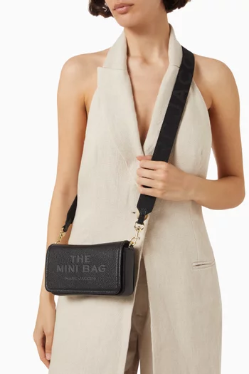 حقيبة كروس ميني جلد