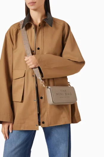 حقيبة كروس ميني جلد