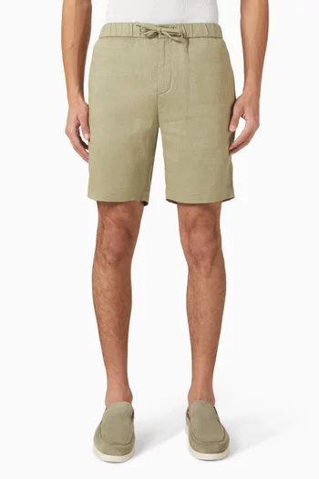 Felipe Shorts in Linen-cotton Blend