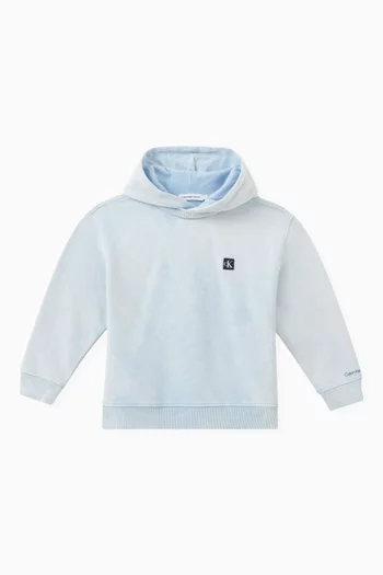 Relaxed Vintage Wash Hoodie in Cotton