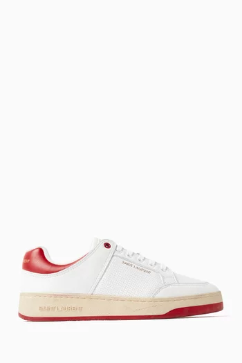 SL/61 Low-Top Sneakers in Grained Leather