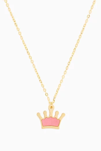 Ara Bella Crown Necklace in 18kt Gold