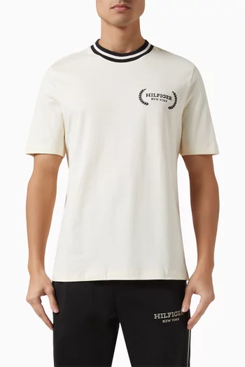 Laurel Tipped T-shirt in Cotton-jersey