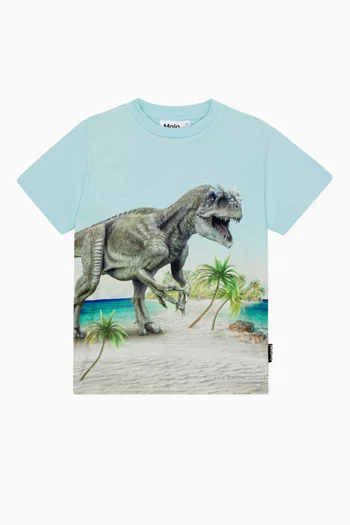 Dinosaur print T-shirt in Organic Cotton