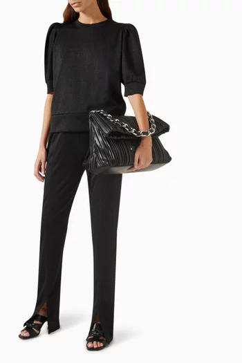 Medium K/Kushion Folded Tote Bag in Faux Leather