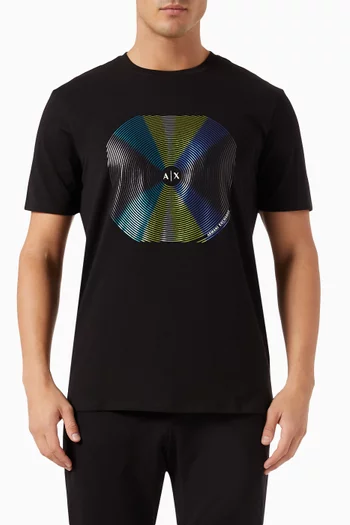 Meta Nature AX Logo T-shirt in Cotton