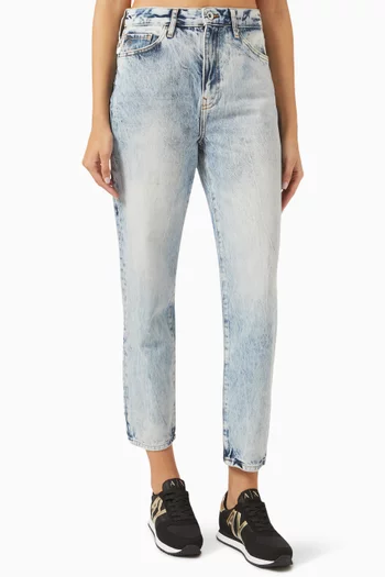J16 Boyfriend Jeans in Cotton-denim