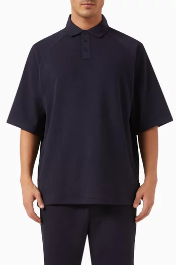 Digital Desert Logo Polo Shirt in Cotton-blend