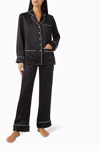 Coco Pyjama Set in Silk Satin