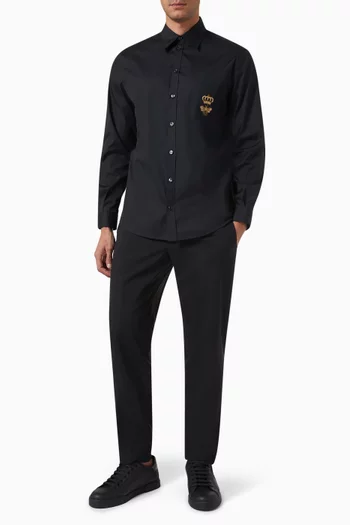 Martini -fit Shirt in Cotton Poplin