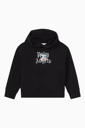 Palm Angels x Keith Haring Skateboard Hoodie in Cotton