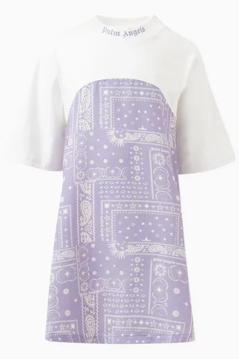 Astro Paisley T-shirt Dress