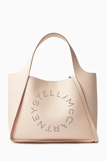 Stella Logo Crossbody Bag in Grained Eco Alter Leather