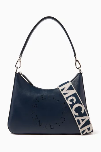 Small Logo Shoulder Bag in Eco Alter Nappa