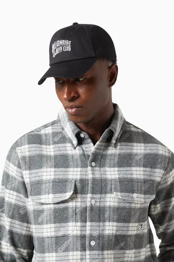 Arch Logo Baseball Cap in Cotton